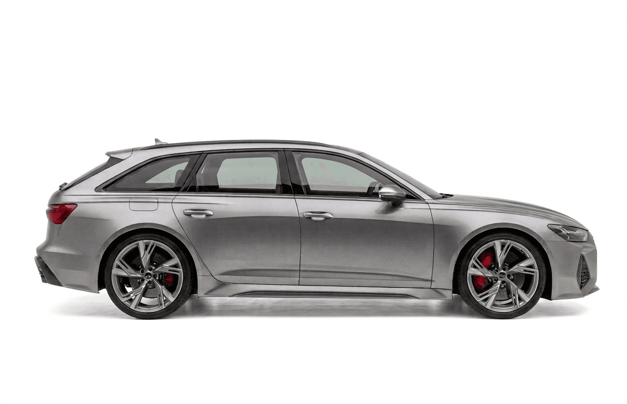Audi RS6 Avant vue de profil